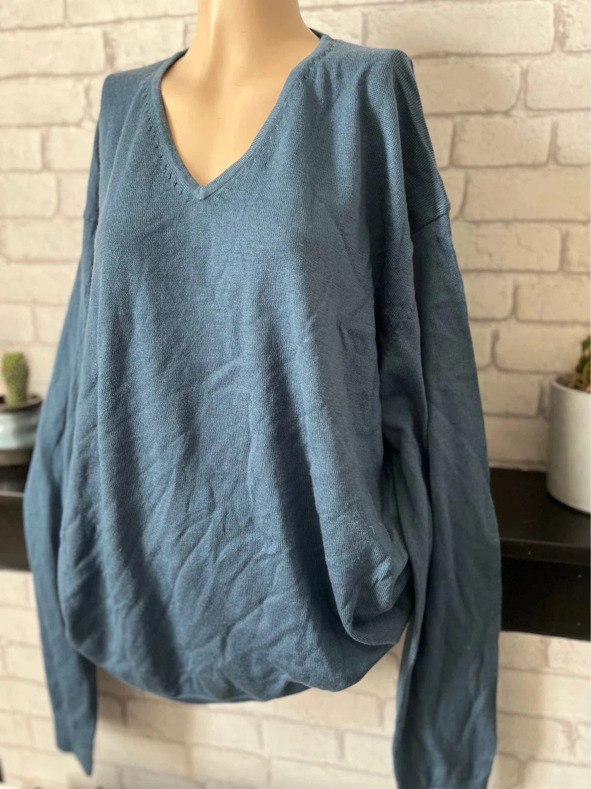 Pull In Extenso  – Taille 44 – Bleu pétrole – bon état
